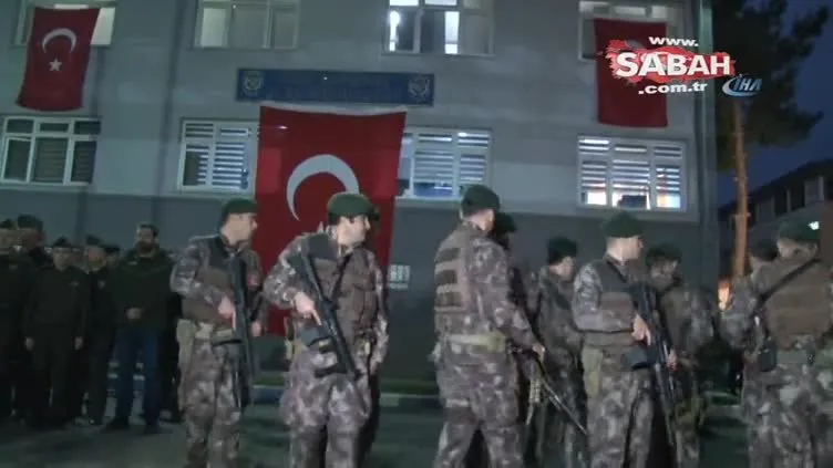 Samsun özel harekat polisleri düğüne gider gibi Afrin’e gitti