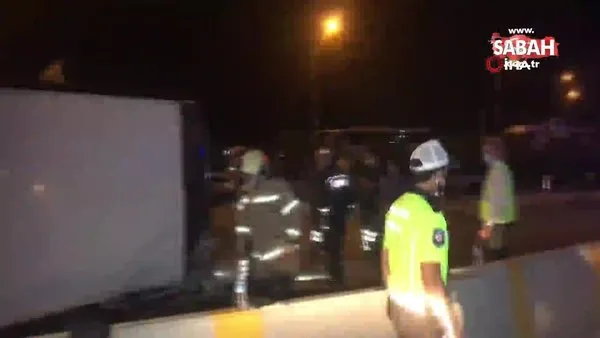 Bursa'da yolcu otobüsü devrildi: 1 ölü, 16 yaralı | Video