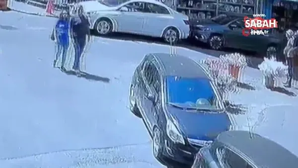 Otomobilin içinde para dolu çantayı çalan hırsızlar kamerada | Video
