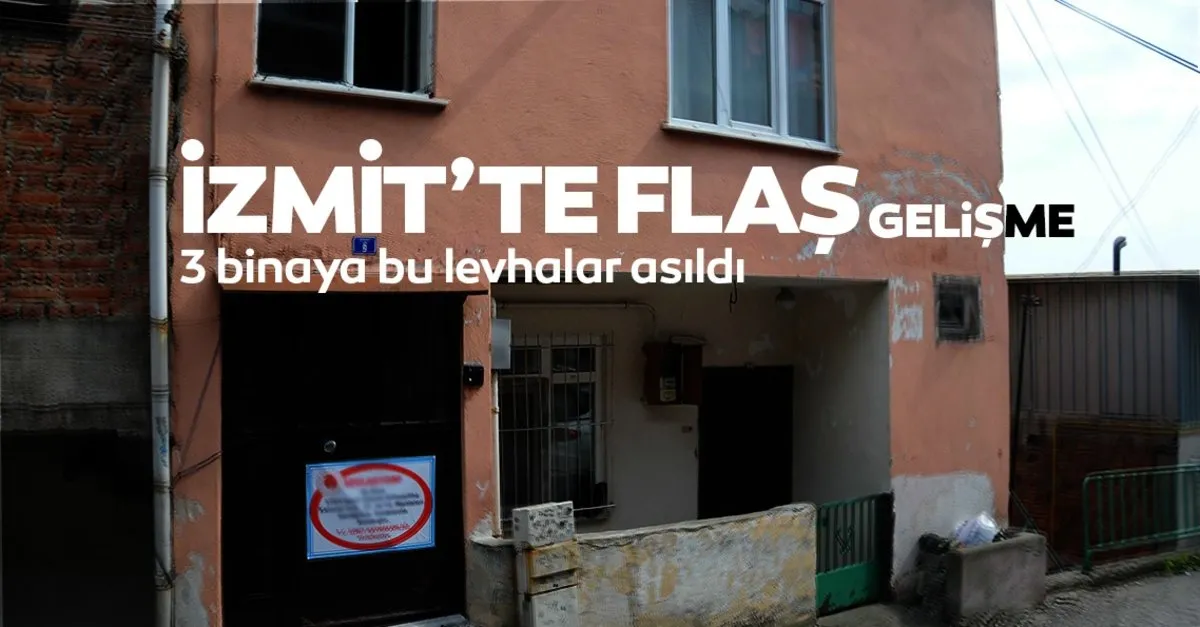 Izmit Te 3 Katli Bina Karantinaya Alindi Sabah Haber Ofisi