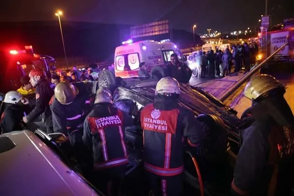 İstanbul’da feci kaza