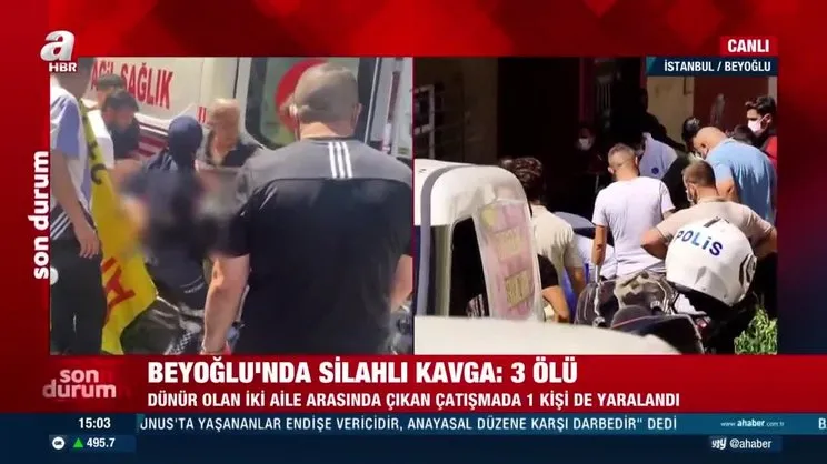Beyoğlu'nda 3 kişinin öldüğü silahlı saldırının detayları ortaya çıktı | Video