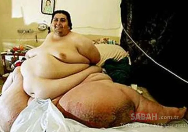 Dünyanın en kilolu insanı unvanı hala onda... Tam 636 kilo!