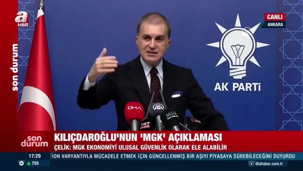 AK Parti Sözcüsü Ömer Çelik'ten MYK toplantısı sonrası önemli açıklamalar