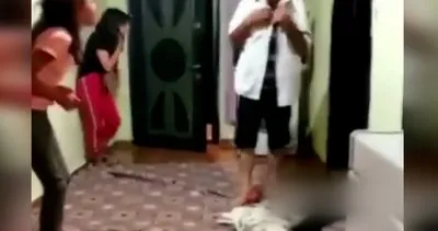 Son Dakika Haberi: Bingöl’de kadına şiddet dehşeti! Görme engelli karısını bayıltana kadar döven kova kamerada | Video