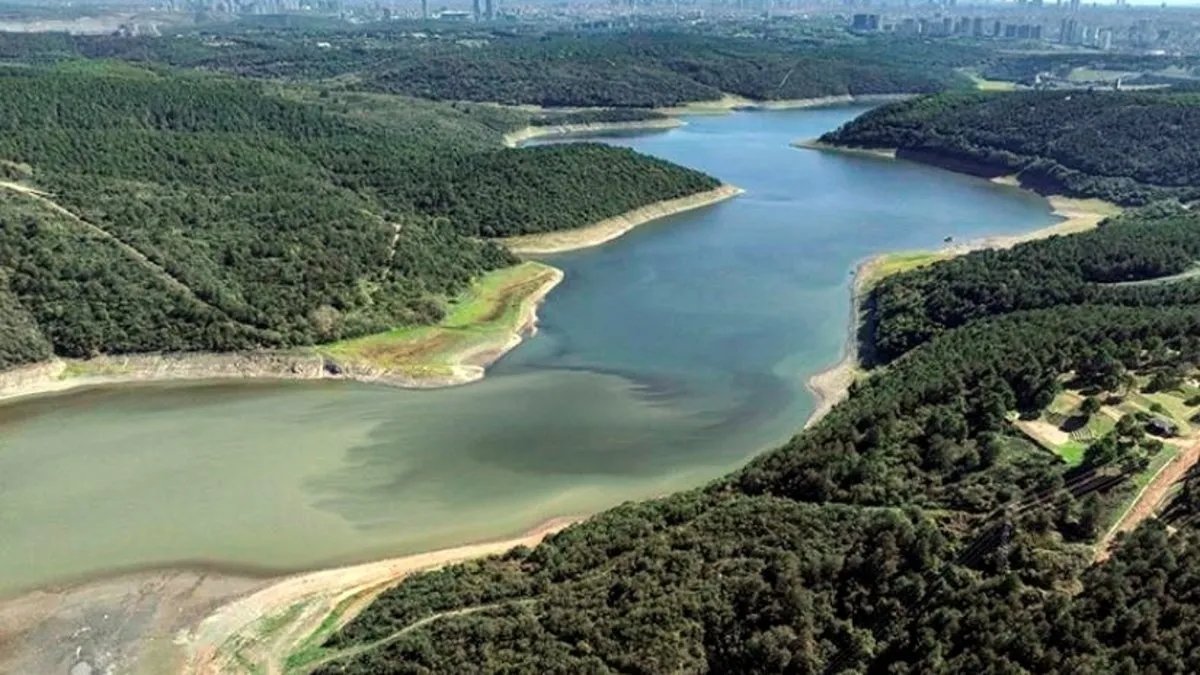 İstanbul'un barajlarındaki doluluk oranı yüzde 36'ya geriledi