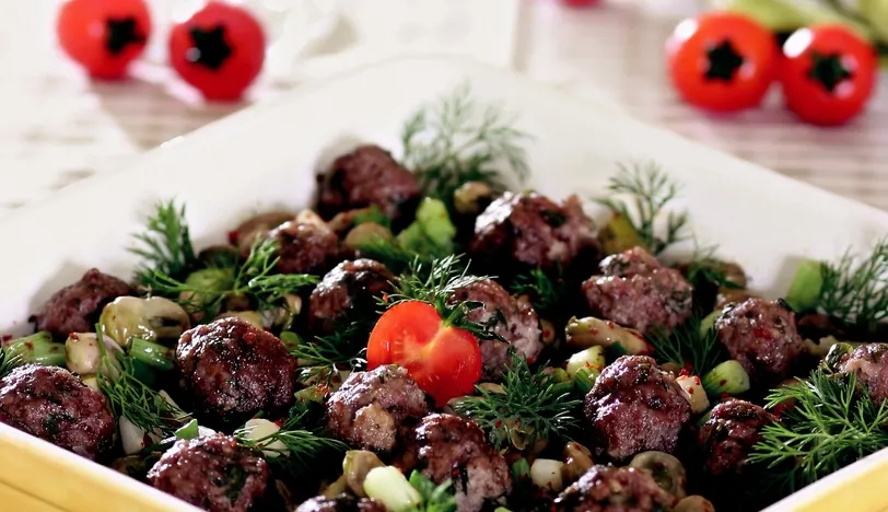 İç Baklalı Fırın Köfte