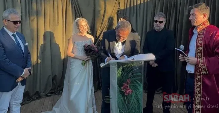 Sevilen sanatçı Yavuz Bingöl ile Nilşah Ağaoğlu mutluluğa ’Evet’ dedi! Nikah şahidi Oktay Kaynarca’nın sözleri herkesi güldürdü...