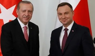 Son dakika: Başkan Erdoğan Polonya Cumhurbaşkanı Andrzej Duda ile görüştü