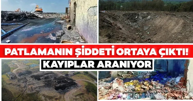 Son dakika! Sakarya'daki fabrika görüntüleri patlamanın şiddetini ortaya çıkardı!