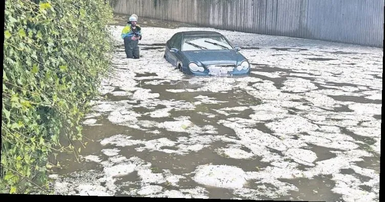 Fırtına ve dolunun hasarı büyük oldu