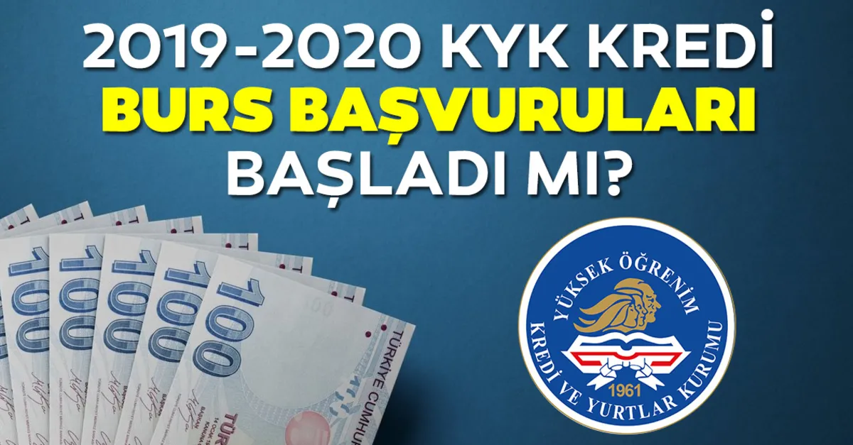 2019 kyk burs ve kredi basvurulari