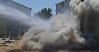 Bingöl’de alevler yapılara sıçramadan söndürüldü #bingol