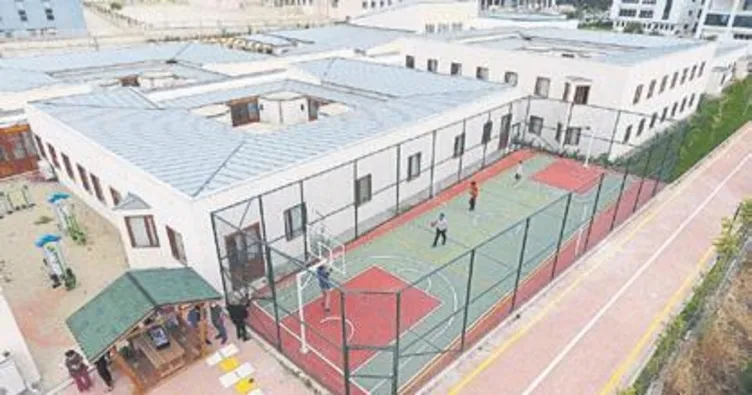 Özel çocuklara özel spor alanı