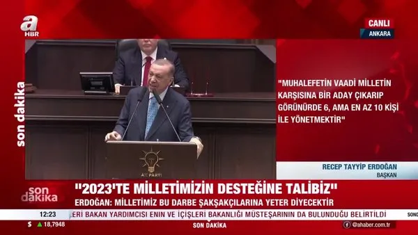 Başkan Erdoğan AK Parti toplantısında seçim için tarih verdi | Video