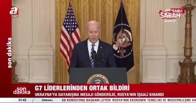 ABD Başkanı Biden’dan Ukrayna-Rusya savaşına yönelik açıklamalar: Bizim güçlerimiz çatışmaya girmeyecek | Video
