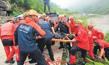 Kar kütlesinin altında kalan kadın öldü #rize