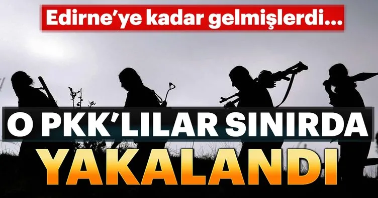 PKK şüphelileri, Yunanistan’a kaçarken yakalandı