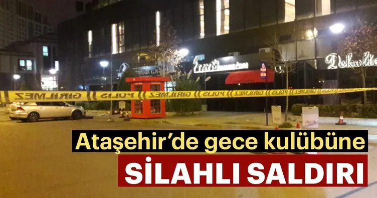 Ataşehir’de gece kulübüne silahlı saldırı: 5 yaralı