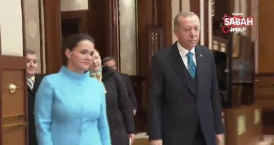 Cumhurbaşkanı Erdoğan, Macaristan Cumhurbaşkanı Novak ile görüştü | Video