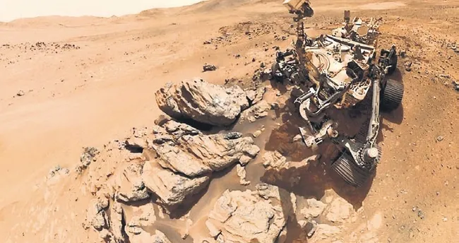 Mars aracı selfie gönderdi