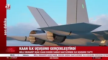 Milli Muharip Uçak 'KAAN' ilk uçuşunu gerçekleştirdi!