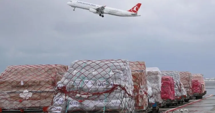 Turkish Cargo yardım malzemesi taşımaya devam ediyor