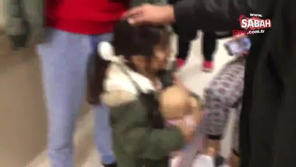 Minik kızın Pegasus yolcu uçağı kazasında kaybolan bebeğine kavuşma anı kamerada | Video