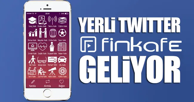 Yerli twitter ’Finkafe’ faaliyete başladı