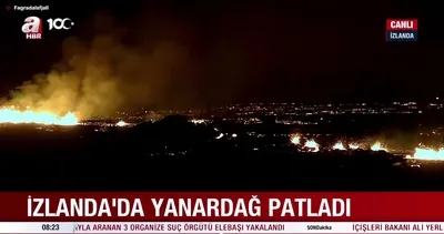 İzlanda’da yanardağ patladı | Video