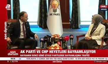 AK Parti ve CHP heyetleri bayramlaştı