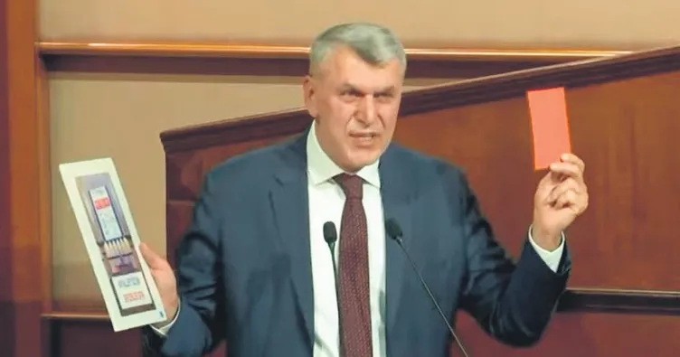 İBB Meclisi’nde İmamoğlu’na kırmızı kart