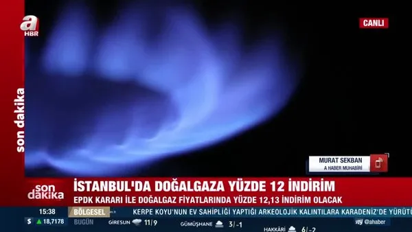 SON DAKİKA! İstanbul'da doğalgaza %12 indirim! Yılbaşından itibaren geçerli olacak | Video