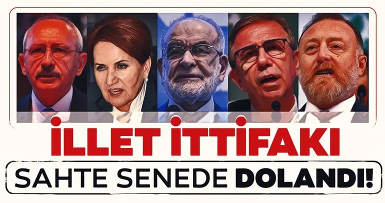 İllet ittifakı sahte senede dolandı