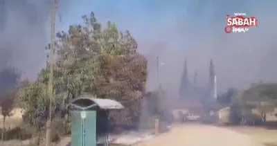 Manisa’daki yangına müdahale devam ediyor | Video