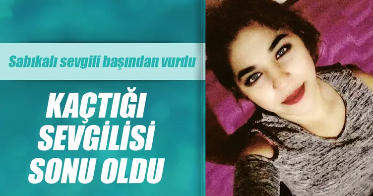 Kaçtığı sevgilisi sonu oldu