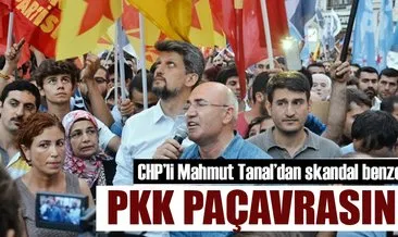 CHP’li Mahmut Tanal PKK paçavrasına ’Özgürlüğün sembolü’ dedi