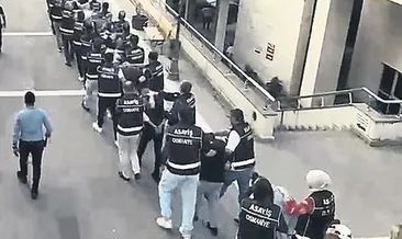 350 milyonluk vurgun yapan 13 şüpheli tutuklandı