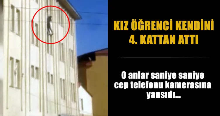 Hakkari’de kız öğrenci 4. kattan atladı!