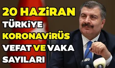 Bakan Koca son dakika açıkladı: 20 Haziran Türkiye’de corona virüs ölü ve vaka sayısı kaç oldu? 20 Haziran 2020 Cumartesi Türkiye corona virüsü günlük son durum tablosu…