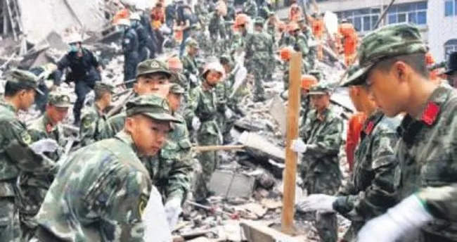 Çin’de 4 bina çöktü: 17 ölü