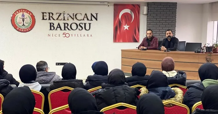 Öğrenciler Erzincan Barosuna konuk oldu