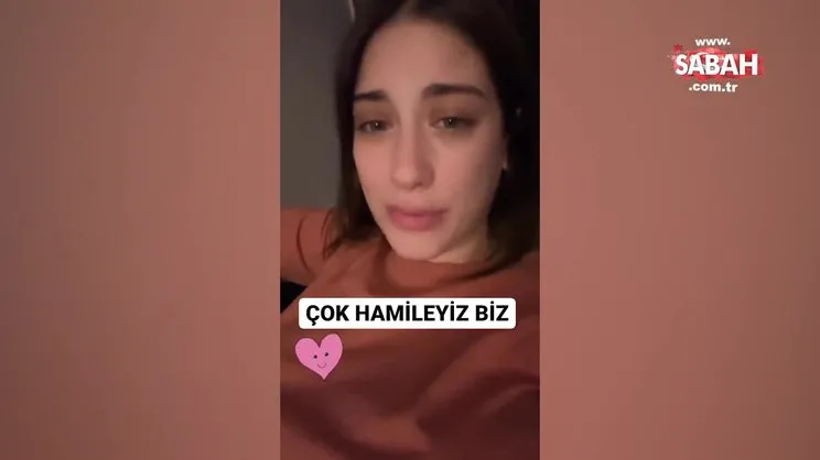 Hazal Kaya köpeği Aysel'le video çekti: