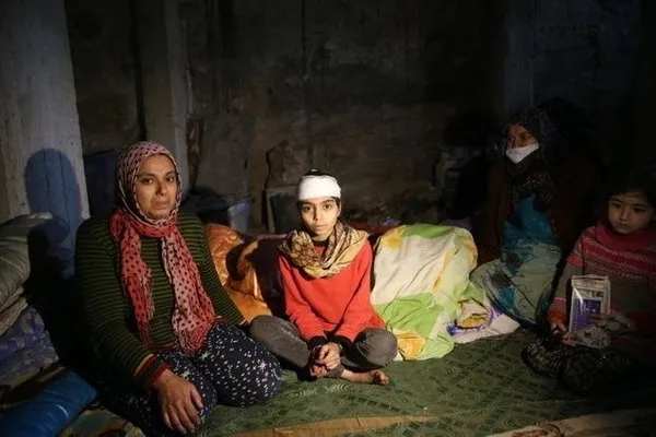 Teröristlerden korunmak için 1 ay burada kalmışlar
