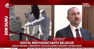 Adalet Bakanı Abdülhamit Gül, yargıda koronavirüs tedbirleriyle ilgili açıklamalarda bulundu | Video
