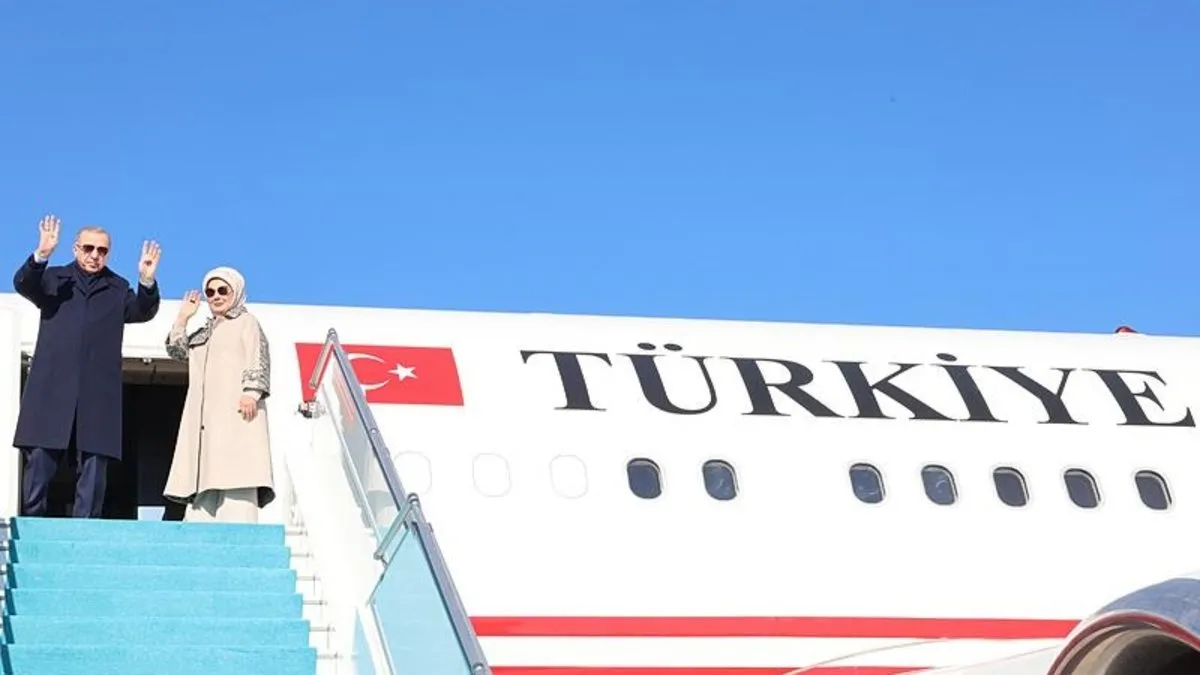 Başkan Erdoğan, Tataristan'a gitti