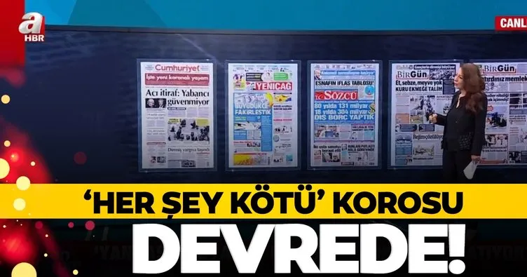 Her şey kötü korosu devrede! Türkiye’nin büyümesini görmeyen organize manşetlerin amacı ne?