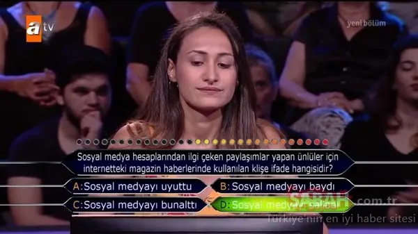 Kim Milyoner Olmak İster? 769. Bölüm tüm soru ve cevapları