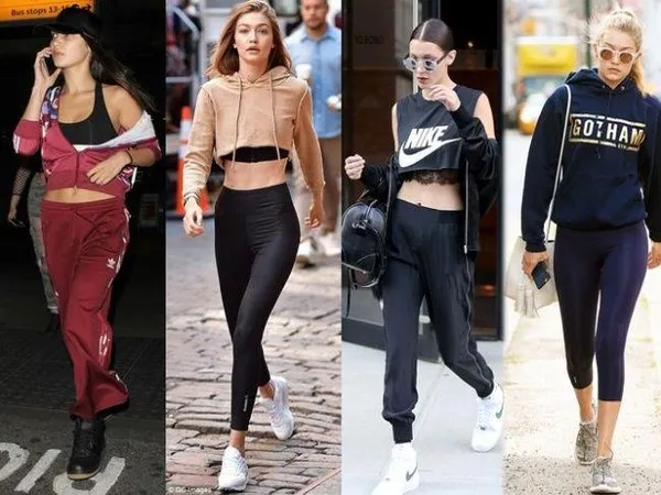 Spor giyimiyle büyüleyen ünlüler