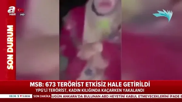 YPG/PKK'lı terörist kadın kılığında kaçarken makyajlı olarak böyle yakalandı!